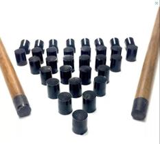 2X 10 Ponteiras Ristas Para Tacos De Sinuca E Bilhar 2X 10 Ponteiras Ristas Para Tacos De Sinuca E Bilhar