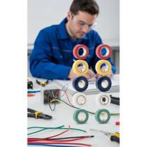 2x 10 Rolos Fita Isolante PVC Antichama Colorida 18mm x 5m 2x 10 Rolos Fita Isolante PVC Antichama Colorida 18mm x 5m