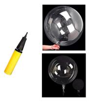 2X 10 Unidades Balão Bubble 24 Polegadas 60 Cm Cristal + Bom