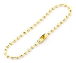 2X 100 Corrente De Bolinha Com Canoa 10Cm Tag Chaveiro Color