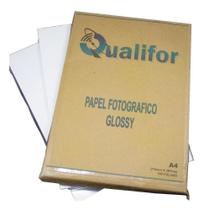 2X 100 Folhas Papel Foto Glossy 120G Brilho Prova D'Água