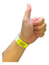 2X 100 Pulseiras De Identificação Numeradas - Prova Dágua 2X 100 Pulseiras De Identificação Numeradas - Prova Dágua