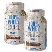 2x 100% Whey Crush 900g - S/ Lactose - Under Labz