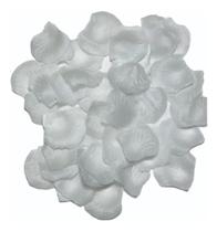 2X 1000 Pétalas De Rosas Artificiais Na Cor Branca