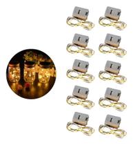 2X 10X Fio Led Luz De Fada Decoração De Natal Pisca Pisca 2M