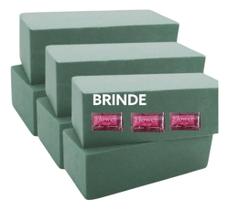 2X 12 Un Espuma Esponja Floral Tijolo Fenolica Arranjo Natur