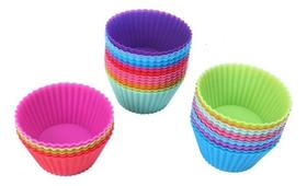 2X 12Pcs. Forminha Para Mini Cupcake Muffin - Forma De Silic 2X 12Pcs. Forminha Para Mini Cupcake Muffin - Forma De Silic