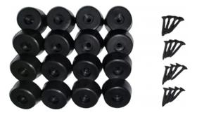 2X 16 Pé Pequeno Emborrachado Caixa De Som Profissional Mov