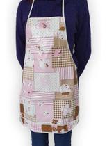 2X 2 Avental De Cozinha Estampado Fácil De Limpar Impermeáve