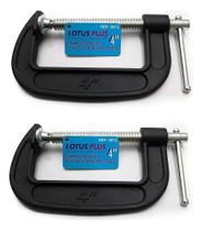 2X 2 Grampos Tipo C Forjado Marceneiro Heavy Duty 4 Polegada
