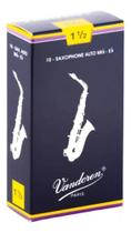 2X 2 Palheta Sax Alto Vandoren Tradicional 1 1,5 2 2,5 3 3,5 2X 2 Palheta Sax Alto Vandoren Tradicional 1 1,5 2 2,5 3 3,5