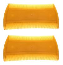 2X 2 Pente Fino Para Piolho Lêndea E Caspa Inquebrável Duplo