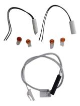 2X 2 Sensor 2,7K + 1 Fusivel Termico Geladeira Consul Braste 2X 2 Sensor 2,7K + 1 Fusivel Termico Geladeira Consul Braste