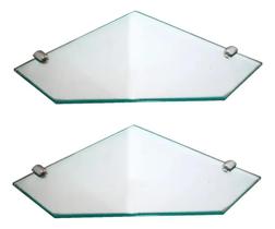 2X 2 Suporte Porta Shampoo Canto Banheiro Box Vidro Cozinha