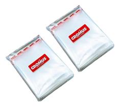 2X 200 Saquinhos Transparente 10X10 Com Aba Colante Adesivad