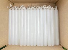 2X 200 Vela Palito Branca 13,5Cm Parafina 100% Pura