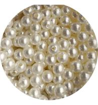 2X 2000 Perolas Abs 8Mm Com Furo Passante Pacote 500 Gramas 2X 2000 Perolas Abs 8Mm Com Furo Passante Pacote 500 Gramas