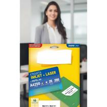 2x 25 Folhas Etiquetas A4 Branco 10 Por Folha 99x55mm