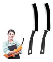 2X 2Pcs Escova Limpeza De Lacunas Canto Fino Banheiro Cozinh