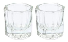 2X 2Un Copinho Dappen Copo Pote Dapen Unha Porcelana Henna