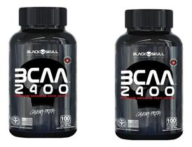 2X 2X Bcaa 2400 Aminoácido 100 Tabletes - Black Skull 2X 2X Bcaa 2400 Aminoácido 100 Tabletes - Black Skull