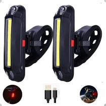 2X 2X Lanterna Traseira Farol Led Luz Iluminação Bike Bicicl