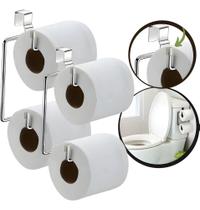 2X 2X Suporte Papel Higiênico Duplo Caixa Acoplada Porta Pap 2X 2X Suporte Papel Higiênico Duplo Caixa Acoplada Porta Pap