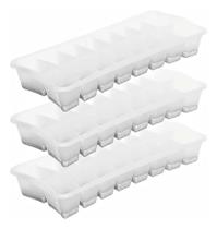 2X 3 Forma De Gelo 16 Cubo Grande Fundo Remove Fácil Silicon 2X 3 Forma De Gelo 16 Cubo Grande Fundo Remove Fácil Silicon