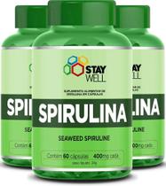 2X 3 Potes Da Spirulina 100% Pura - Fórmula Exclusiva Com Ma