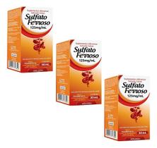 2X 3 Sulfato Ferroso 125Mg/Ml 30Ml Arte Nativa