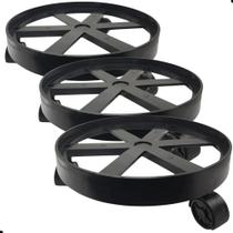 2X 3 Suporte Botijão De Gás Vasos Plantas Com Rodinhas 55 Kg