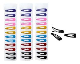 2X 36 Presilhas Médias Tic Tac Para Cabelo 2X 36 Presilhas Médias Tic Tac Para Cabelo