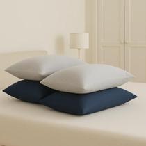 2X 4 Fronhas Avulsas Capa Travesseiro Malha Algodão Cama Mac 2X 4 Fronhas Avulsas Capa Travesseiro Malha Algodão Cama Mac