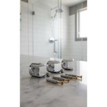 2x 4 Suportes Fenda Cromo P/ Vidro 4-10mm Metal Zamac 2x 4 Suportes Fenda Cromo P/ Vidro 4-10mm Metal Zamac