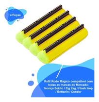 2X 4 Unid. Refil Rodo Mágico Mop Almofada Absorvente Esfregã