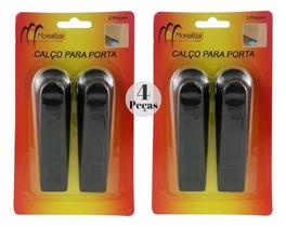 2X 4Prendedor Plástico Porta Janela Trava Calço Peso Envio F