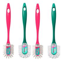 2X 4X Escova Longo Alcance Multiuso Limpeza Cozinha Pia Novi