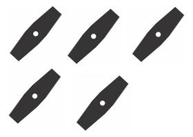 2X 5 Faca Lâmina Roçadeira 2 Pontas 350Mm Furo 1Pol Berg 25, 2X 5 Faca Lâmina Roçadeira 2 Pontas 350Mm Furo 1Pol Berg 25,
