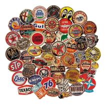 2X 50 Adesivos Retrô Vintage Fusca Antigo Hoodride Rat Look