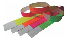 2X 50 Fitas Pulseiras Identificação Festas Eventos Congresso