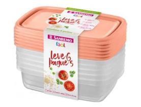 2X 6 Pote Plástico Retangular 785Ml Microondas Freezer Bpa F 2X 6 Pote Plástico Retangular 785Ml Microondas Freezer Bpa F