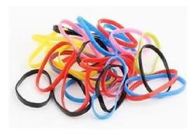 2X 70 Mini Xuxa Elástico Liga Silicone Colorido Liso Pentead 2X 70 Mini Xuxa Elástico Liga Silicone Colorido Liso Pentead