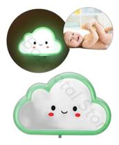 2X Abajur De Tomada Quarto Bebe Criança De Nuvem Luminaria M 2X Abajur De Tomada Quarto Bebe Criança De Nuvem Luminaria M