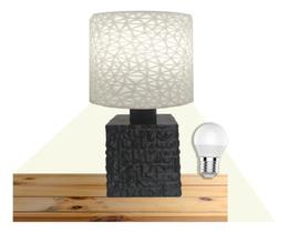 2X Abajur Luminária Criativa De Mesa Quarto Moderno Com Lâmp 2X Abajur Luminária Criativa De Mesa Quarto Moderno Com Lâmp