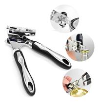 2X Abridor De Lata Automático Emborrachado Pratico E Eficien