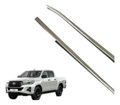 2x Acabamento dian Externo Cromado Hilux 2016 2017 2018