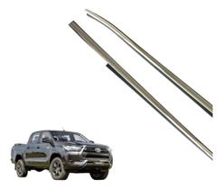 2x Acabamento traseiro Externo Cromado Hilux 2016 2017 18