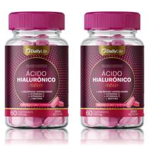 2x Ácido Hialurônico C/ Colágeno Hidrolisado 60 Comp 1000 Mg - Daily Life