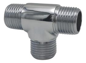 2X Adaptador Em Metal Conector Cano T Para Torneira Monocoma