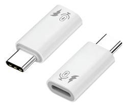 2X Adaptador Otg Usb C X Compatível Lightning Fêmea Microfon